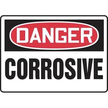 Accuform OSHA DANGER SAFETY SIGN CORROSIVE MCHL223VP MCHL223VP